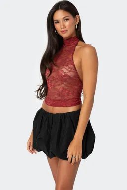 Top encaje transparente alena de Edikted en Tops para argentina