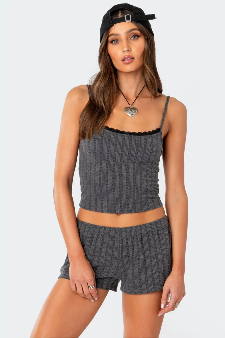 Musculosa pointelle irene de Edikted en Tops para argentina
