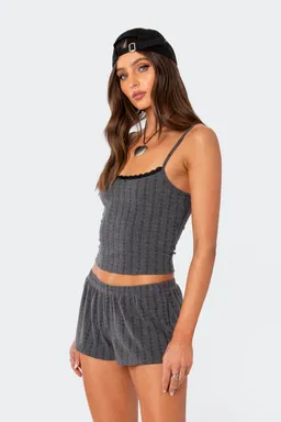 Musculosa pointelle irene de Edikted en Tops para argentina