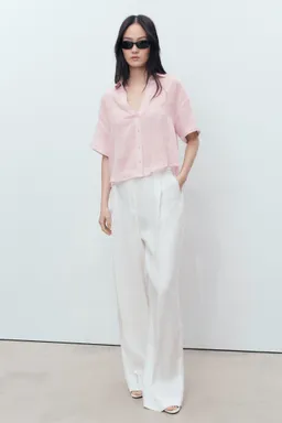 Camisa semitransparente rayas de Mango en Camisas para argentina