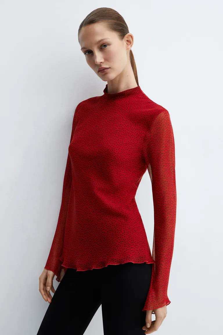 Blusa espalda con lazo de Mango en Blusas para argentina