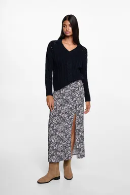 Falda floral con abertura de Mango Teen en Faldas para argentina