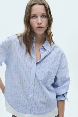 Camisa rayas bajo contraste de Mango en Camisas para argentina