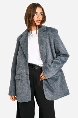 Abrigo lazado estilo lana de Boohoo en Chaquetas para argentina