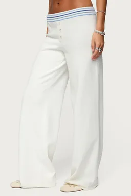 Pantalón tejido rayas miya de Edikted en Pantalones para argentina