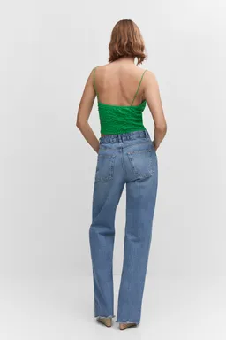 Top crop texturado de Mango en Tops para argentina