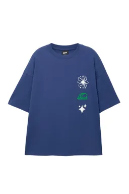 Remera stwd azul de Pull&Bear en Remeras y Polos para argentina