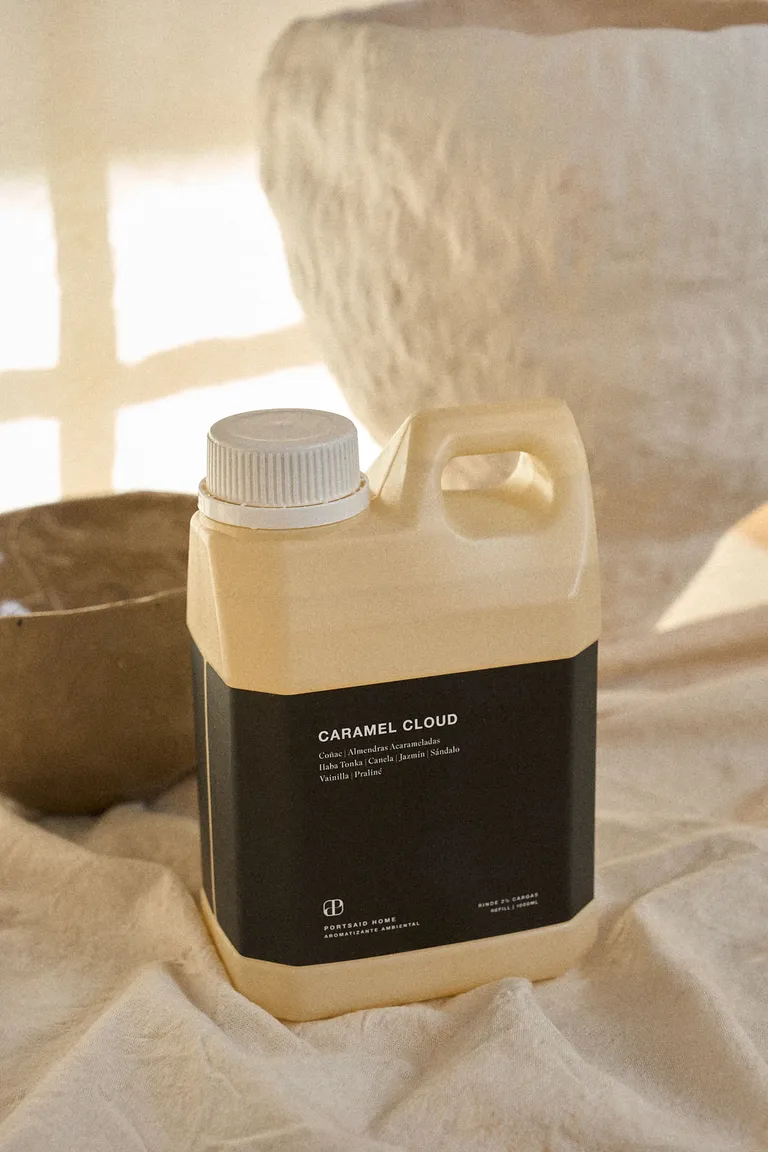 Refill de 1 litro de caramel cloud - Aroma dulce y cálido con notas de coñac, almendras y canela de Portsaid en Fragancias para argentina