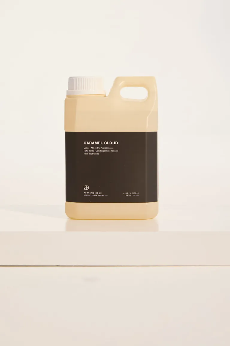 Refill de 1 litro de caramel cloud - Aroma dulce y cálido con notas de coñac, almendras y canela de Portsaid en Fragancias para argentina