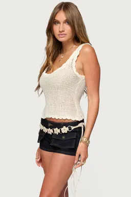 Musculosa tejida aurelle de Edikted en Tops para argentina