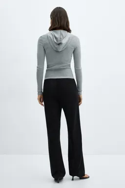 Pantalón ancho cintura elastizada de Mango en Pantalones para argentina