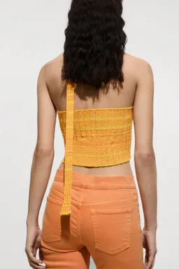 Top asimétrico punto de Mango en Tops para argentina