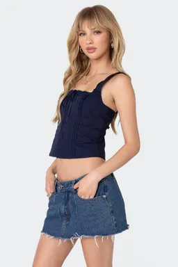 Corset poplin cuello cuadrado de Edikted en Tops para argentina