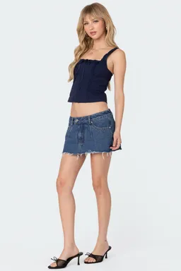 Corset poplin cuello cuadrado de Edikted en Tops para argentina