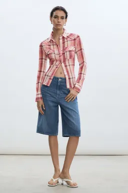 Camisa algodón cuadros de Mango en Camisas para argentina