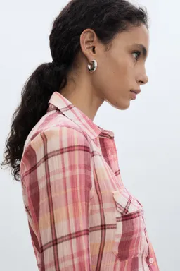 Camisa algodón cuadros de Mango en Camisas para argentina
