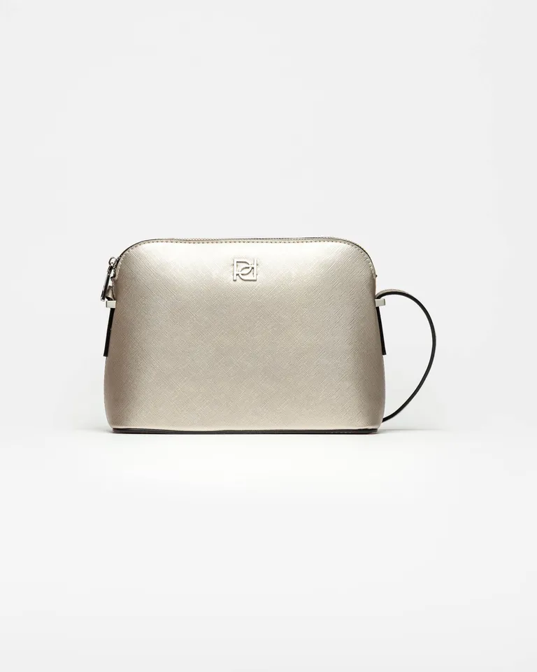 Bandolera Dyna de Efecto Cuero Zaffiano: Diseño Elegante y Atemporal de Prüne en Bolsos y Carteras para argentina