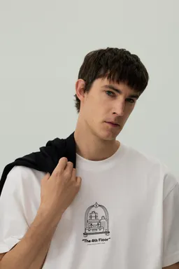 Remera estampada bordada de Lefties en Remeras y Polos para argentina
