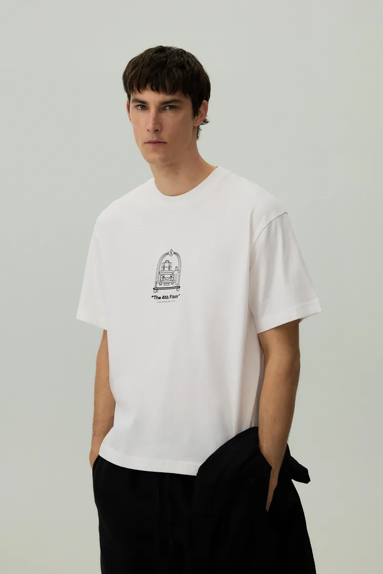 Remera estampada bordada de Lefties en Remeras y Polos para argentina