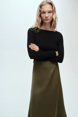 Vestido cinturón tejido combinado de Mango en Vestidos para argentina