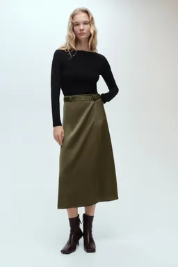 Vestido cinturón tejido combinado de Mango en Vestidos para argentina