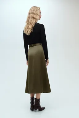 Vestido cinturón tejido combinado de Mango en Vestidos para argentina