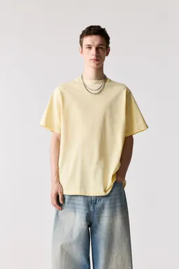 Remera básica manga corta algodón de Pull&Bear en Remeras y Polos para argentina
