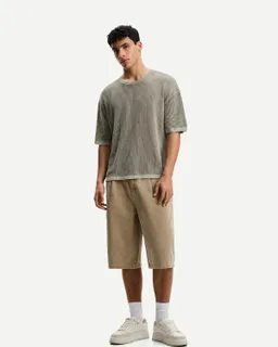Remera manga corta mesh de Bershka en Remeras y Polos para argentina