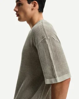 Remera manga corta mesh de Bershka en Remeras y Polos para argentina