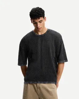Remera manga corta mesh de Bershka en Remeras y Polos para argentina