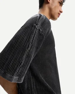 Remera manga corta mesh de Bershka en Remeras y Polos para argentina