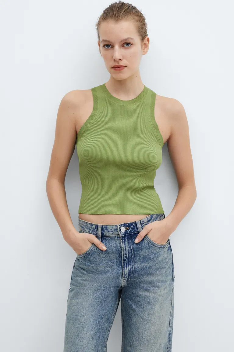 Top punto canalé de Mango en Tops para argentina