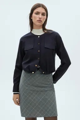 Chaqueta lyocell con bolsillos de Mango en Chaquetas para argentina