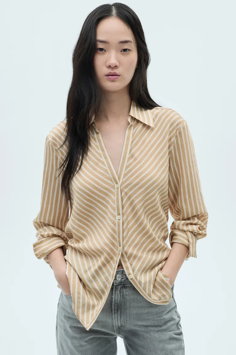 Camisa fluida rayas de Mango en Camisas para argentina
