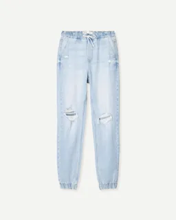 Jeans jogger con roturas de Bershka en Pantalones para argentina