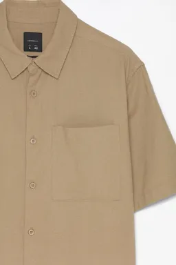 Camisa con bolsillo lino de Lefties en Camisas para argentina