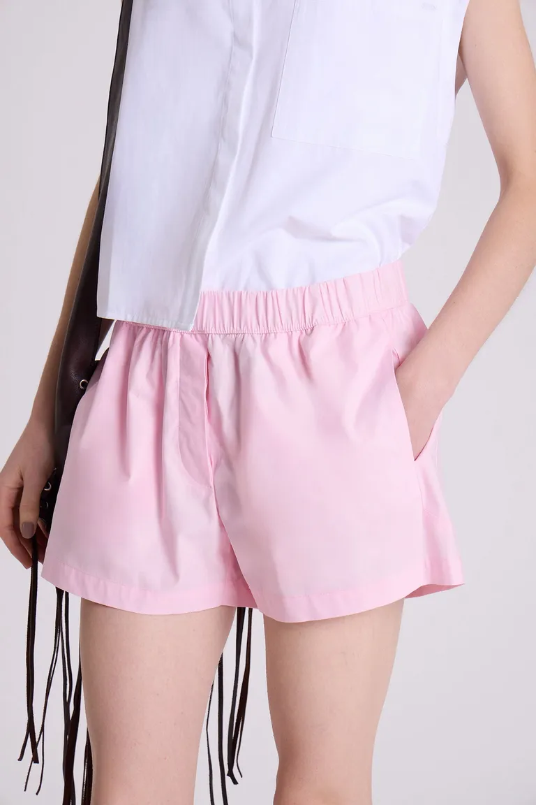 Shorts elegantes de algodón rosa para mujer de Maria Cher en Shorts para argentina