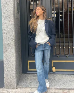 Jeans bootcut tiro bajo de Bershka en Pantalones para argentina