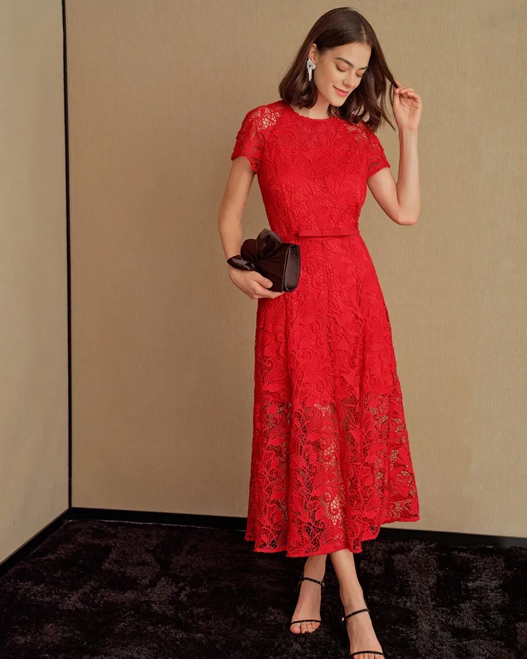 Vestido encaje guipur de Motf en Vestidos para argentina