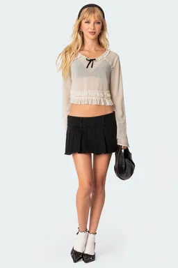 Top gasa transparente grace de Edikted en Blusas para argentina
