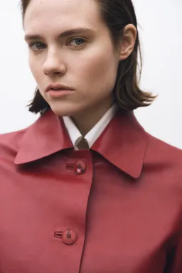 Chaqueta cuero con botones de Mango en Chaquetas para argentina