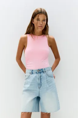 Body poliamida asimétrico de Pull&Bear en Bodies para argentina