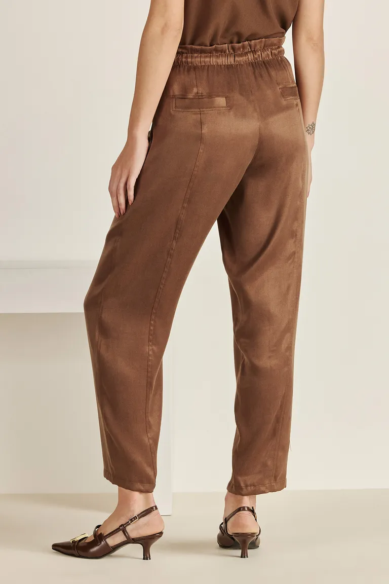 Pantalones con corte relajado y diseño elegante para mujer de Tucci en Pantalones para argentina