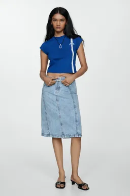 Remera algodón estampada de Mango en Remeras para argentina
