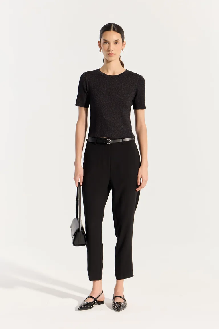 Pantalón sastrero de corte slim y longitud a los tobillos para mujer de Portsaid en Pantalones para argentina