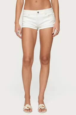 Shorts denim tiro bajo jagger de Edikted en Shorts para argentina