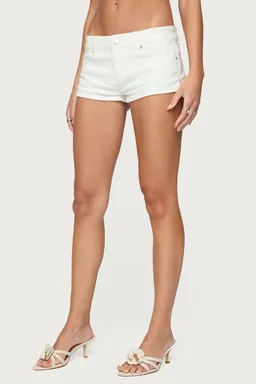 Shorts denim tiro bajo jagger de Edikted en Shorts para argentina