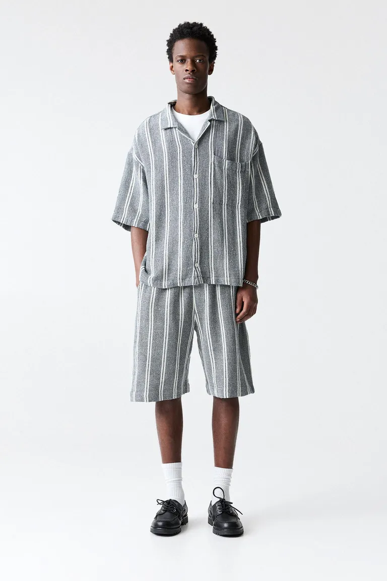 Bermuda jogger rústica rayas de Pull&Bear en Bermudas y Shorts para argentina