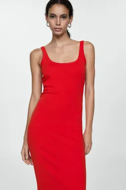 Vestido midi con tirantes de Mango en Vestidos para argentina