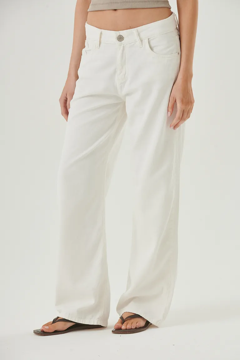 Pantalón denim wide leg de diseño versátil y elegante para mujer de Sweet en Pantalones para argentina